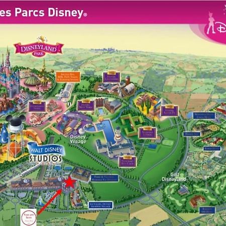 Place Toscane, 8P, Fibre Et Parking A Disneyland Apartamento Serris Exterior foto